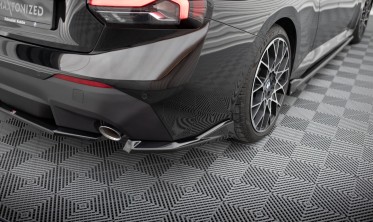 Боковые диффузоры на задний бампер BMW 2 Coupe G42 вер. 2 фото