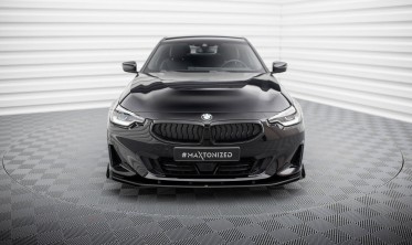 Диффузор + боковые накладки под передний бампер Street Pro BMW 2 Coupe G42 фото