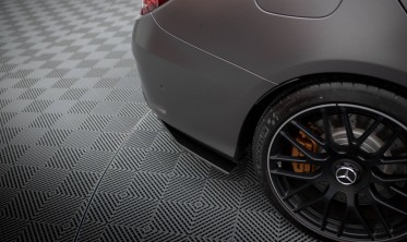 Боковые накладки на задний бампер Street Pro Mercedes-AMG C63 Sedan / Estate W205 рестайл фото