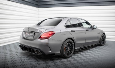 Комплект боковых накладок на задний бампер Street Pro Mercedes-AMG C63 Sedan / Estate W205 рестайл фото