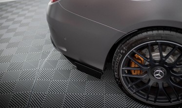 Комплект боковых накладок на задний бампер Street Pro Mercedes-AMG C63 Sedan / Estate W205 рестайл фото