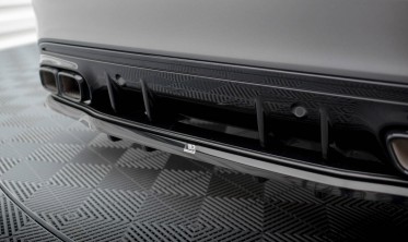 Тюнінгова накладка на задній бампер Mercedes-AMG C63 Sedan / Estate W205 рестайл фото