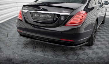 Тюнінгова накладка на задній бампер Mercedes-Benz S W222 вер. 1 фото