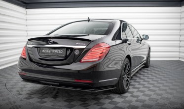 Дифузор на задній бампер Mercedes-Benz S W222 вер. 2 фото