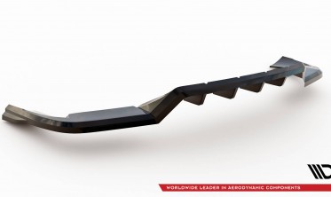 Задний диффузор на бампер Porsche Cayenne MK3 Sport Design фото