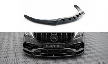 Нижній дифузор на передній бампер Mercedes-Benz A W176 AMG-Line рест. вер. 2 фото