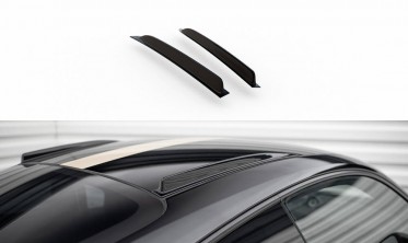 Короткие тюнинг накладки (рейлинги) на крышу Porsche 911 992 GT3 фото