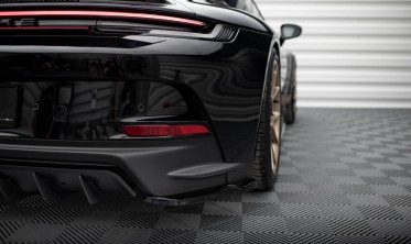 Бокові накладки на задній бампер Porsche 911 992 GT3 фото