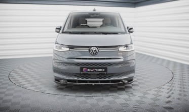 Передний диффузор на бампер Volkswagen Multivan T7 вер. 2 фото