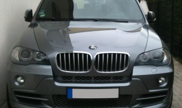 Накладка переднього бампера BMW X5 E70 стиль Aero (дорестайл) фото