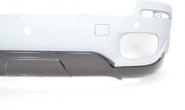 Накладка заднего бампера BMW X5 E70 стиль Aero (дорестайл) фото