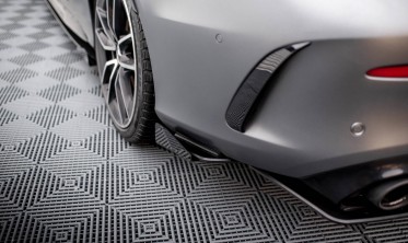 Комплект боковых накладок на задний бампер Street Pro Mercedes-AMG C43 Coupe C205 рестайл фото