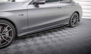Дифузори + бокові накладки на пороги Street Pro Mercedes-AMG C43 Coupe C205 рестайл фото