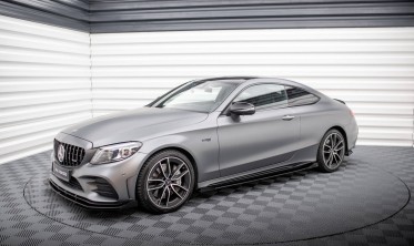 Дифузори + бокові накладки на пороги Street Pro Mercedes-AMG C43 Coupe C205 рестайл фото