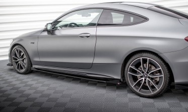 Дифузори + бокові накладки на пороги Street Pro Mercedes-AMG C43 Coupe C205 рестайл фото