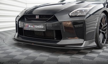 Передній дифузор під бампер Street Pro Nissan GTR R35 рестайл фото
