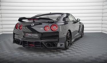 Боковые накладки на задний бампер Street Pro Nissan GTR R35 2016-2022 фото