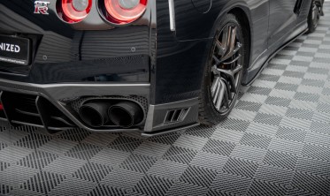 Боковые накладки на задний бампер Street Pro Nissan GTR R35 2016-2022 фото