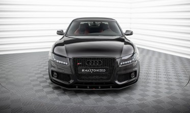 Передний диффузор на бампер Street Pro Audi S5 / A5 S-Line 8T дорестайл фото