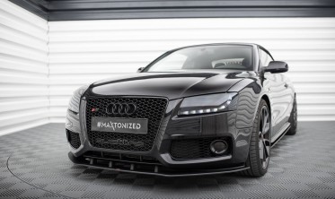 Передний диффузор на бампер Street Pro Audi S5 / A5 S-Line 8T дорестайл фото