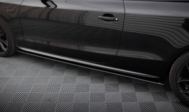 Тюнінг накладки на бокові пороги Street Pro Audi A5 / A5 S-Line / S5 8T Coupe / Cabrio фото