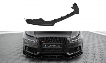 Передний диффузор + боковые накладки на бампер Street Pro Audi S5 / A5 S-Line 8T фото