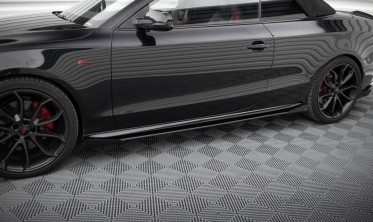 Боковые лисвы + накладки на пороги Street Pro Audi A5 / A5 S-Line / S5 8T Coupe / Cabrio фото