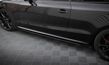 Боковые лисвы + накладки на пороги Street Pro Audi A5 / A5 S-Line / S5 8T Coupe / Cabrio фото