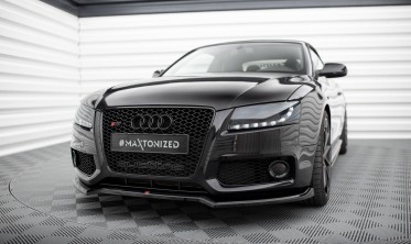 Диффузор на передний бампер Audi S5 / A5 S-Line 8T 2007-2011 вер. 3 фото