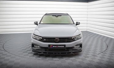Тюнінгова накладка на передній бампер Volkswagen Passat B8 рест. R-Line вер. 1 фото