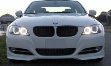 Накладки переднего бампера BMW E90 LCI рестайлинг фото