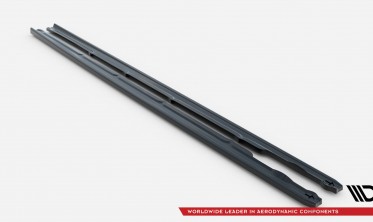 Тюнінгові накладки на бокові пороги Volkswagen Passat B8 рест. R-Line фото