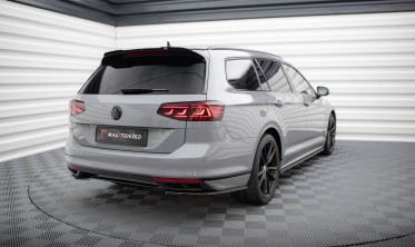 Боковые накладки на задний бампер Volkswagen Passat B8 рестайлинг R-Line фото