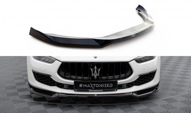 Тюнинговая накладка на передний бампер Maserati Ghibli Mk3 рест. вер. 1 фото