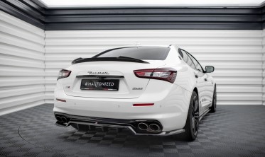 Тюнинговый диффузор на задний бампер Maserati Ghibli Mk3 послерестай фото