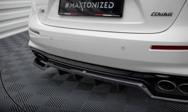 Тюнинговый диффузор на задний бампер Maserati Ghibli Mk3 послерестай фото