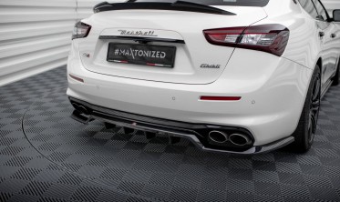 Тюнинговый диффузор на задний бампер Maserati Ghibli Mk3 послерестай фото