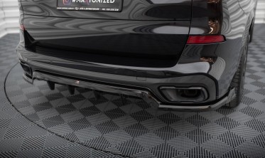 Тюнінг дифузор (накладка) на задній бампер BMW X5 G05 версія M-Pack фото