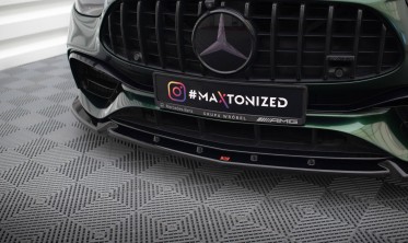 Нижній дифузор на передній бампер Mercedes W213 AMG E63 рестайл вер. 2 фото