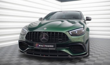 Нижній дифузор на передній бампер Mercedes W213 AMG E63 рестайл вер. 2 фото