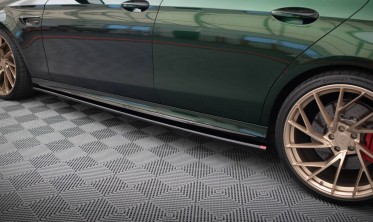 Нижні лістви (дифузори) під бокові пороги Mercedes W213 AMG E63 рестайл фото