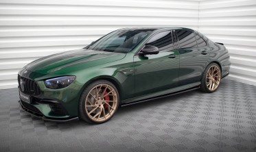 Нижні лістви (дифузори) під бокові пороги Mercedes W213 AMG E63 рестайл фото