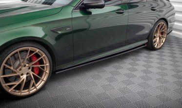 Нижні лістви (дифузори) під бокові пороги Mercedes W213 AMG E63 рестайл фото