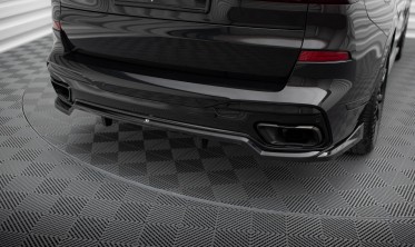 Тюнинговый диффузор на задний бампер BMW X7 G07 M-Pack рестайл фото
