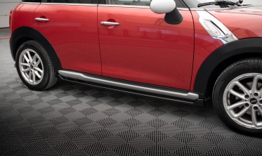 Тюнінгові накладки на бокові пороги Mini Cooper Countryman R60 післярестайл фото