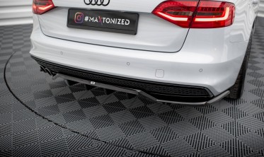 Тюнінг дифузор (накладка) заднього бампера Audi A4 B8 рестайл Competition фото