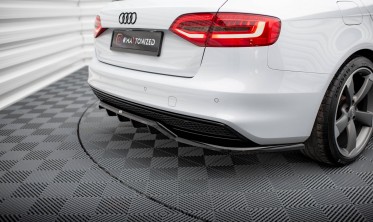 Тюнінг дифузор (накладка) заднього бампера Audi A4 B8 рестайл Competition фото