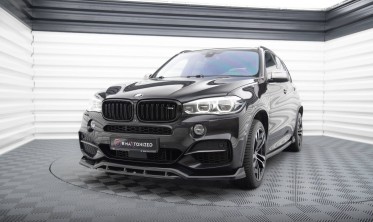 Нижняя тюнинг накладка переднего бампера BMW X5 F15 M-Pack вар. 3 фото