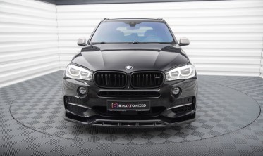 Нижняя тюнинг накладка переднего бампера BMW X5 F15 M-Pack вар. 3 фото