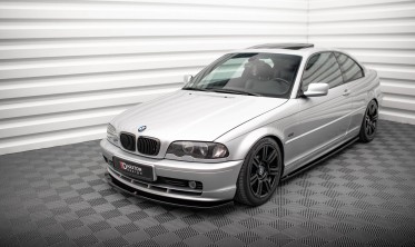 Нижняя тюнинг накладка на передний бампер BMW 3 E46 Coupe 1998-2003 вар. 2 фото